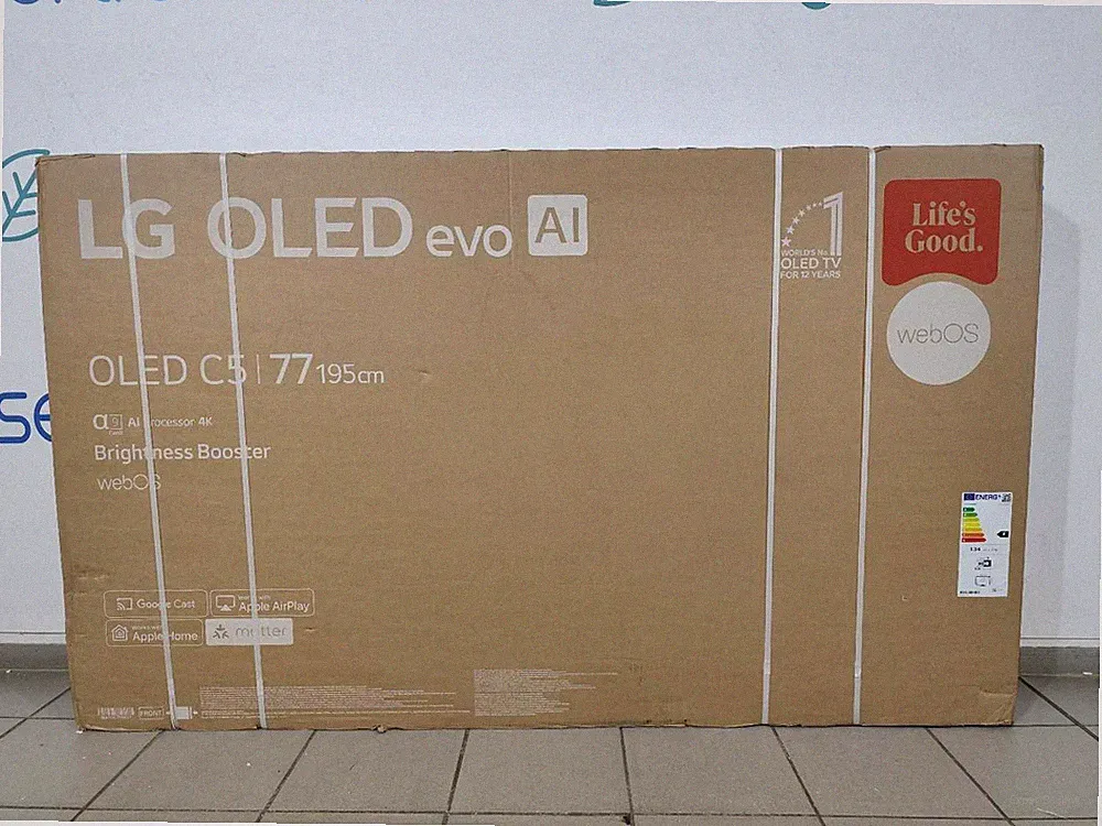 LG OLED77C56LB 4K Fernseher (77 Zoll (195 cm), UHD, HDR, Smart TV, 120Hz