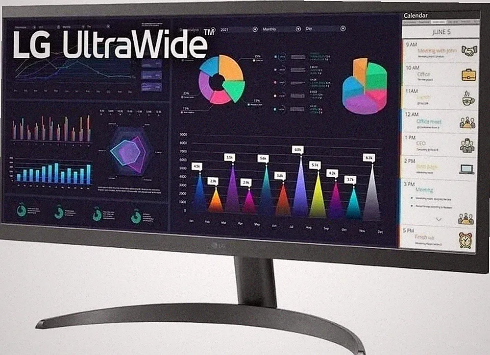 LG Ultra Wide Monitor 26WQ500-B IPS LED 4K Full HD