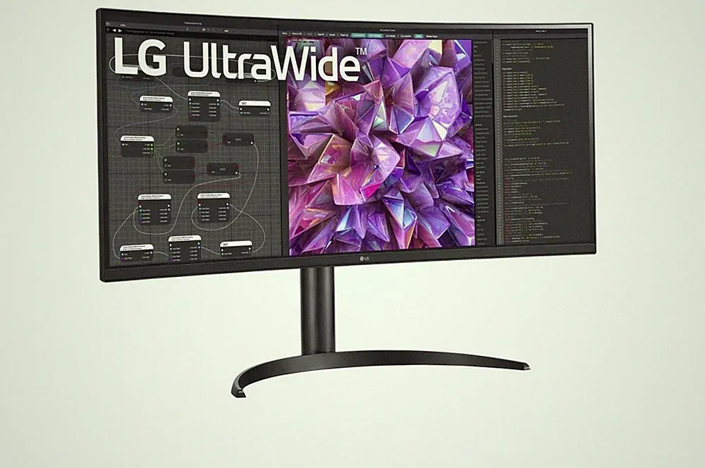 LG UltraWide 34WQ75X-B 34 Zoll UWQHD Curved AH-IPS LED 21:9 60 Hz Office Monitor