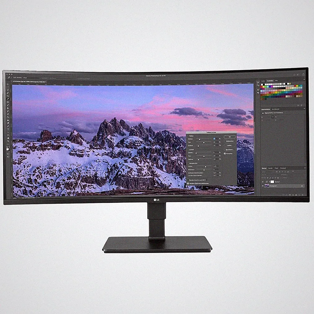 LG UltraWide 35BN77CP-B 89 cm (35 Zoll) Curved-LED-Monitor 5 ms Reaktionszeit