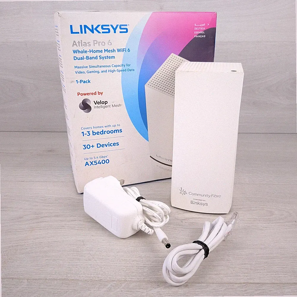 Linksys SPNMX55 Atlas Pro 6 AX5400 WiFi 6 Mesh WLAN Router Dual Band Gigabit