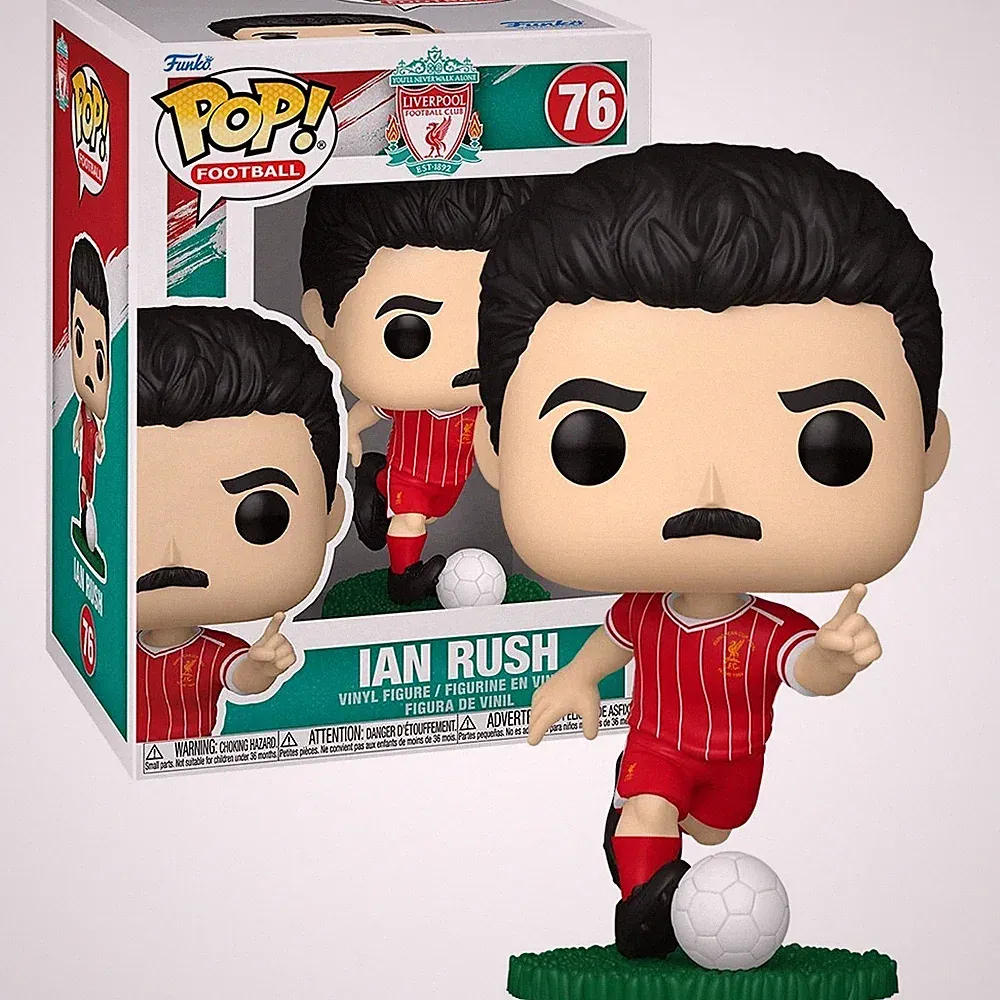 Liverpool Fc Ian Rush 3,75" Pop Fußball Vinyl Figur Funko 76