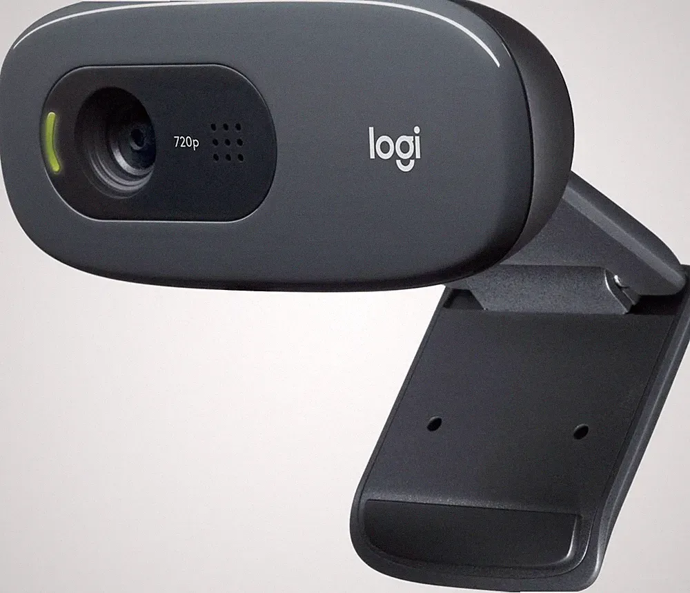 Logitech C270 Webcam, HD 720P, 60° Sichtfeld, Fester Fokus, Belichtungskorrektur