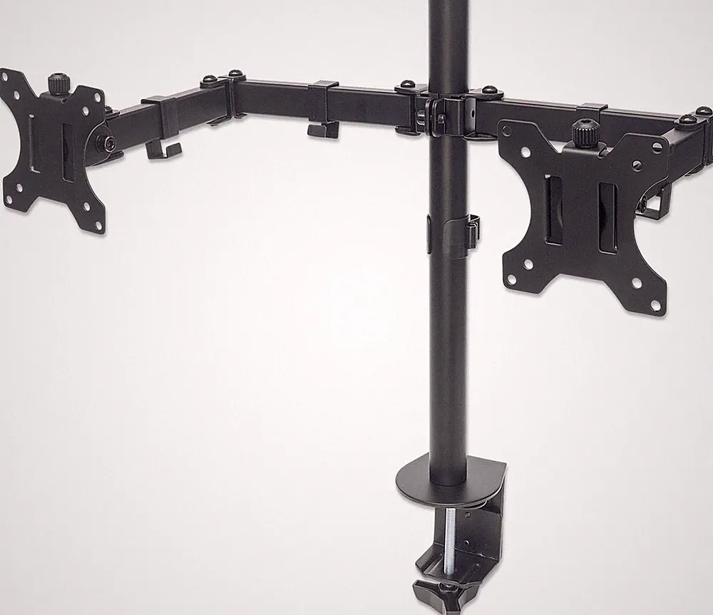 MANHATTAN Tischhalterung 2 Monitore 13-32 Zoll bis 8 kg schwarz VESA 75x75
