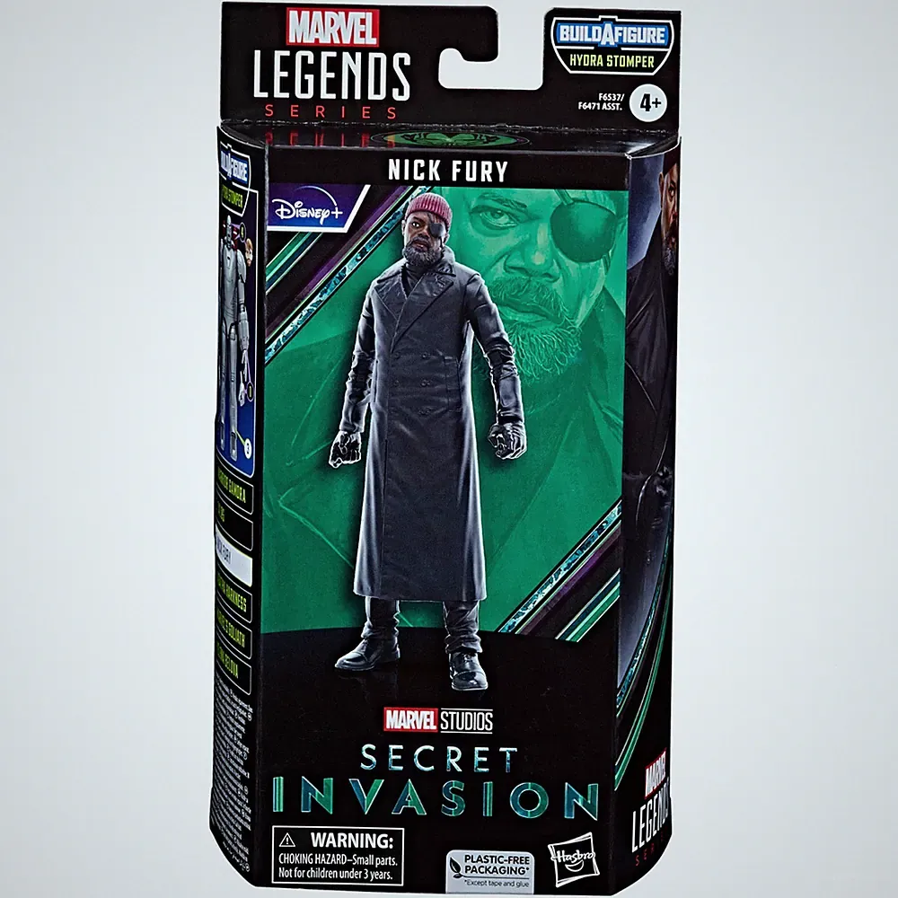 Marvel Legends 6" Disney Plus Wave 5 Nick Fury (HYDRA STOMPER BAF)