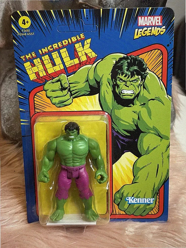 Marvel Legends Retro Hulk Kenner Carded OVP Sammlerfigur 3,75 Zoll