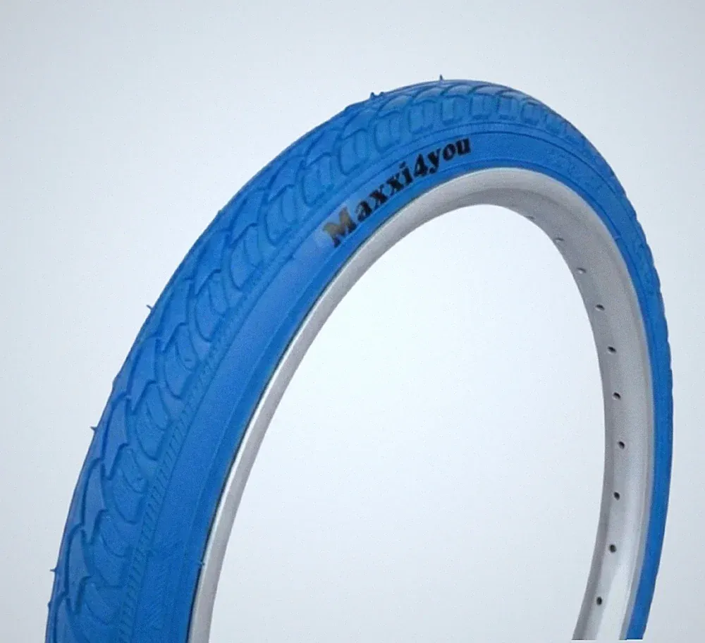 Maxxi4you Fahrradreifen HY-159 in Blau 47-406 (20 x 1.75)