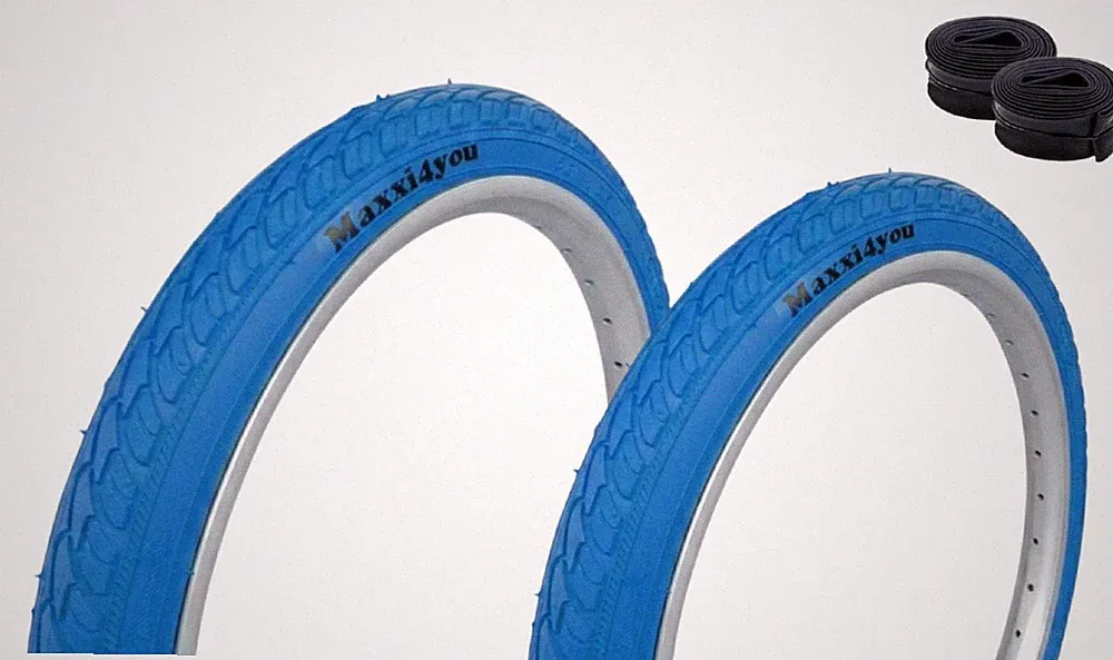 Maxxi4you Fahrradreifen HY-159 in Blau 47-406 (20 x 1.75)