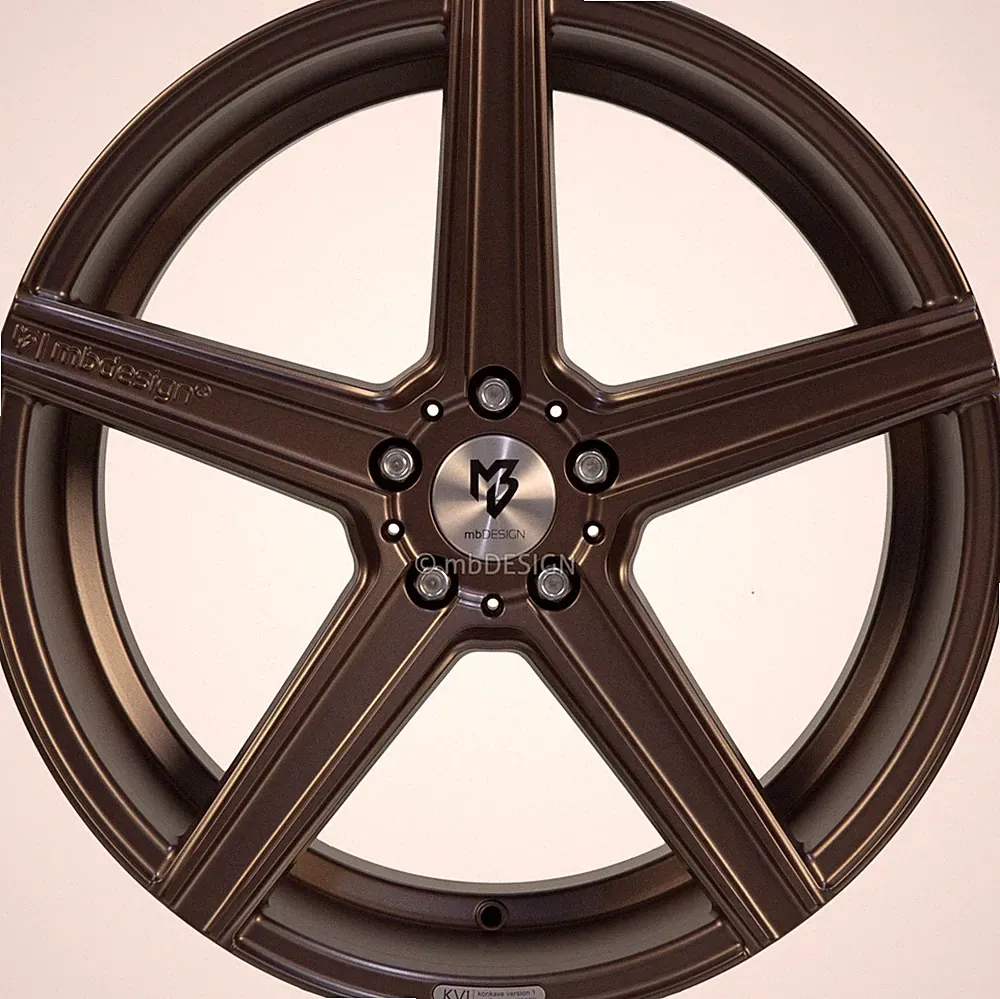 mbDESIGN Felge KV1 8,5x19 Zoll LK 5x112 ET25 ML 75.0 Bronze seidenmatt gepulvert