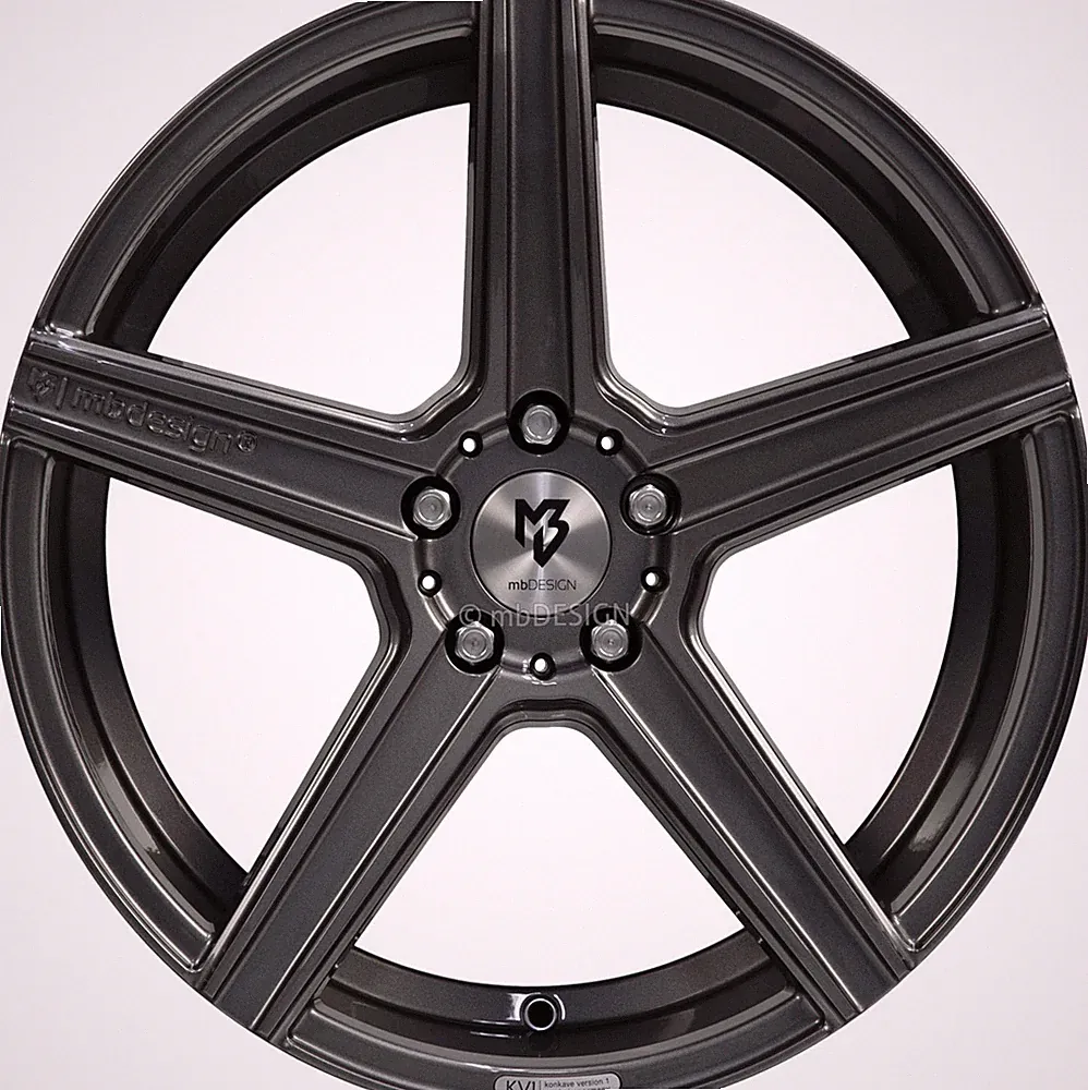 mbDESIGN Felge KV1 9,0x20 Zoll LK 5x115 ET20 ML 75.0 Grau glänzend lackiert
