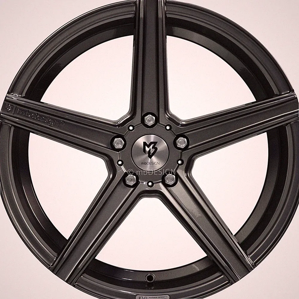mbDESIGN Felge KV1 DC 9,0x20 Zoll LK 5x112 ET21 ML 75.0 Grau glänzend lackiert