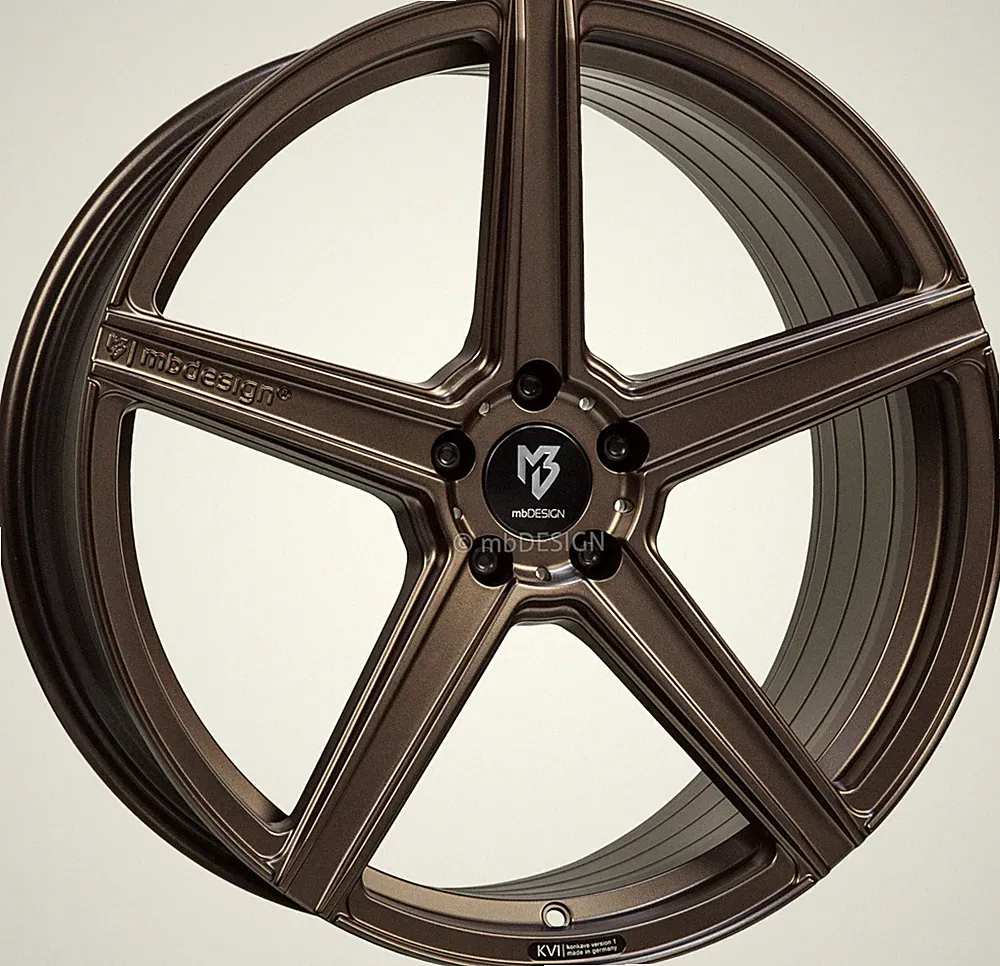 mbDESIGN Felge KV1S 9,5x21 Zoll LK 5x108 ET38 ML 75.0 Bronze seidenmatt
