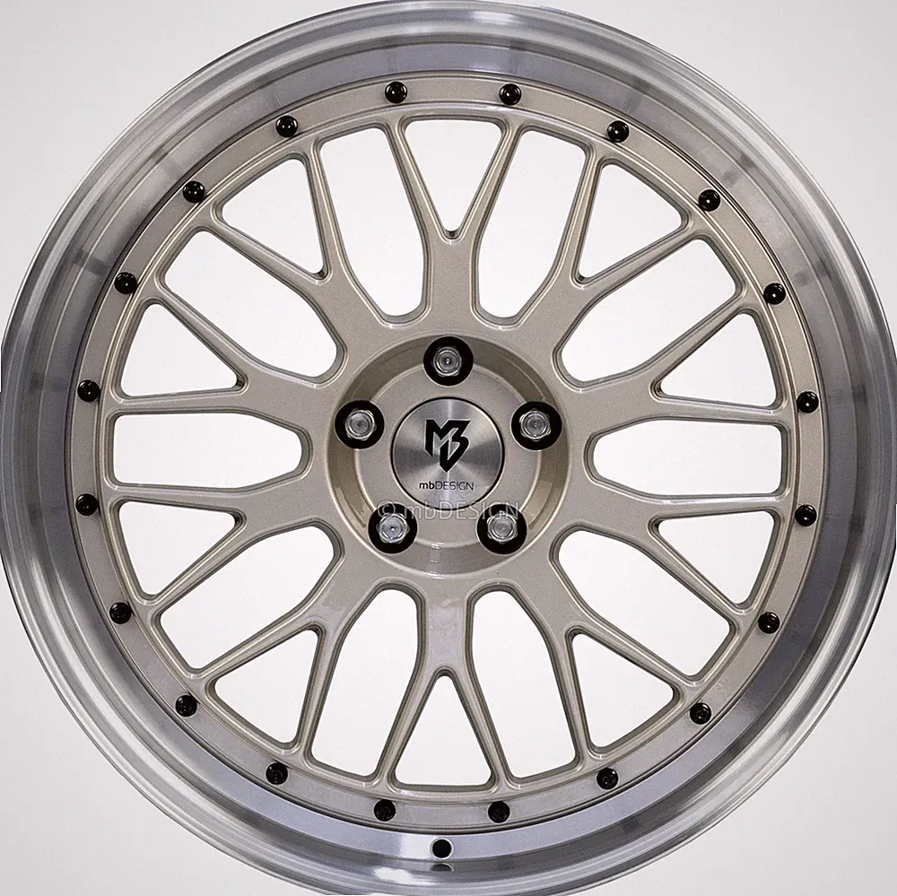 mbDESIGN Felge LV1 7,5x18 Zoll LK 5x110 ET34 ML 75.0 Champagner glänzend