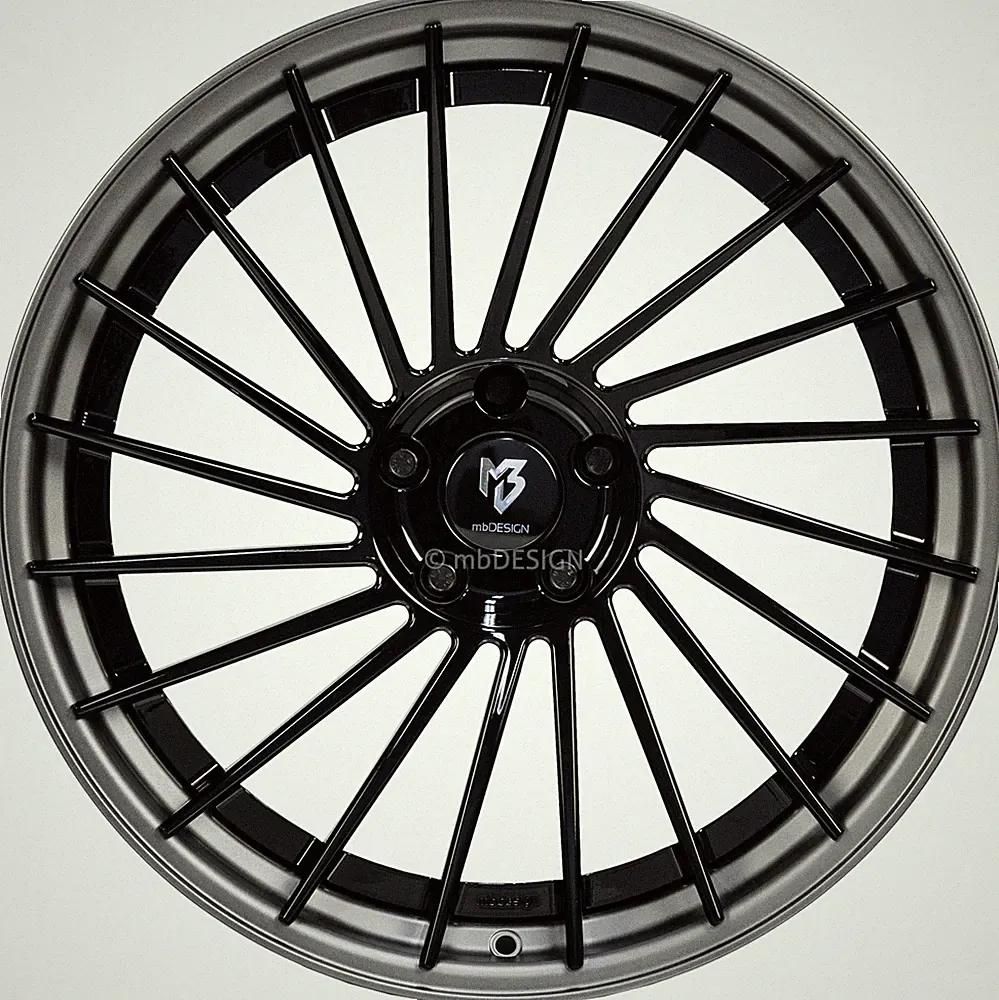 mbDESIGN Felge VR3.2 DC 10,5x20 Zoll LK 5x112 ET45 ML 75.0 Stern Schwarz