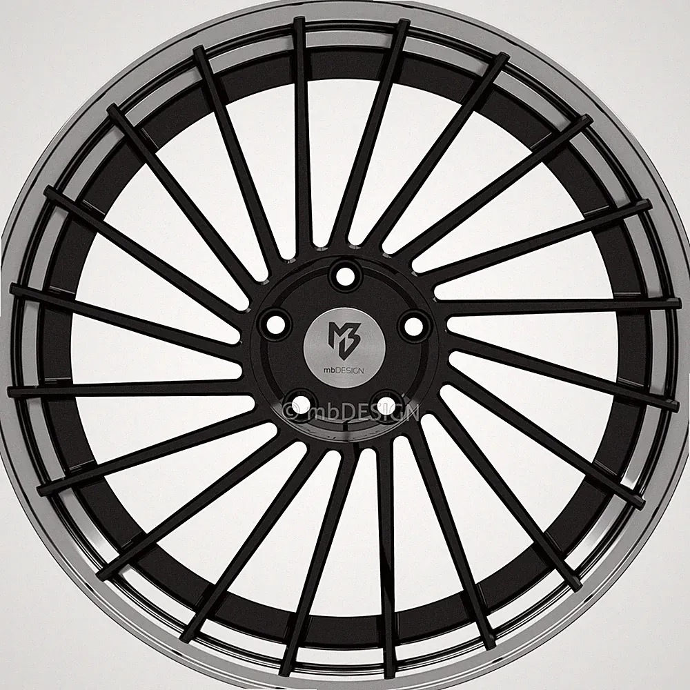 mbDESIGN Felge VR3.2 DC 10,5x20 Zoll LK 5x112 ET45 ML 75.0 Stern Schwarz