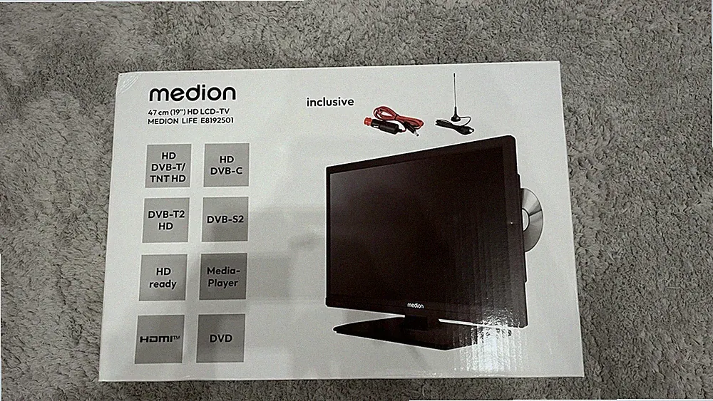 Medion HD LCD- TV 47cm 19" Zoll Neu & OVP E8192501 04/2026