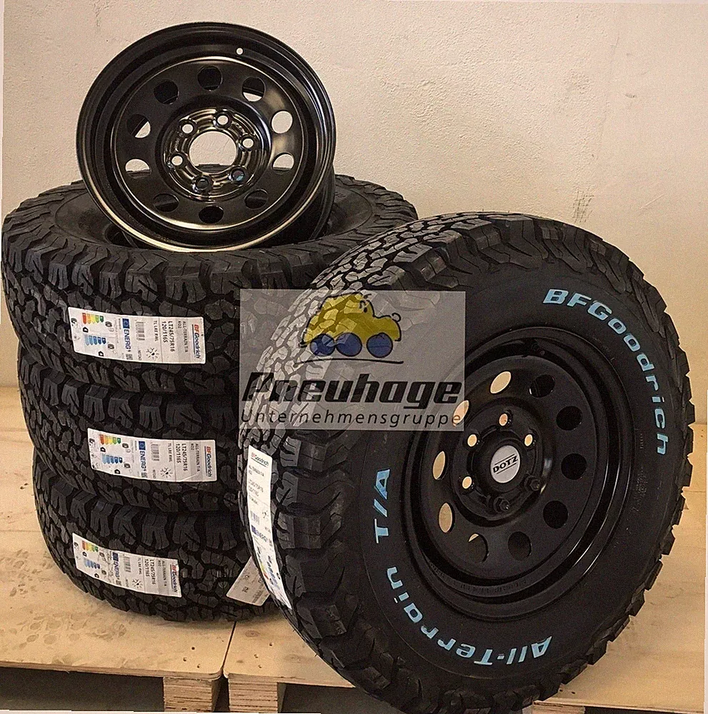 Mercedes Sprinter 4x4 W907 Kompletträder 16" Zoll Offroad DOTZ BF Goodrich KO2✅