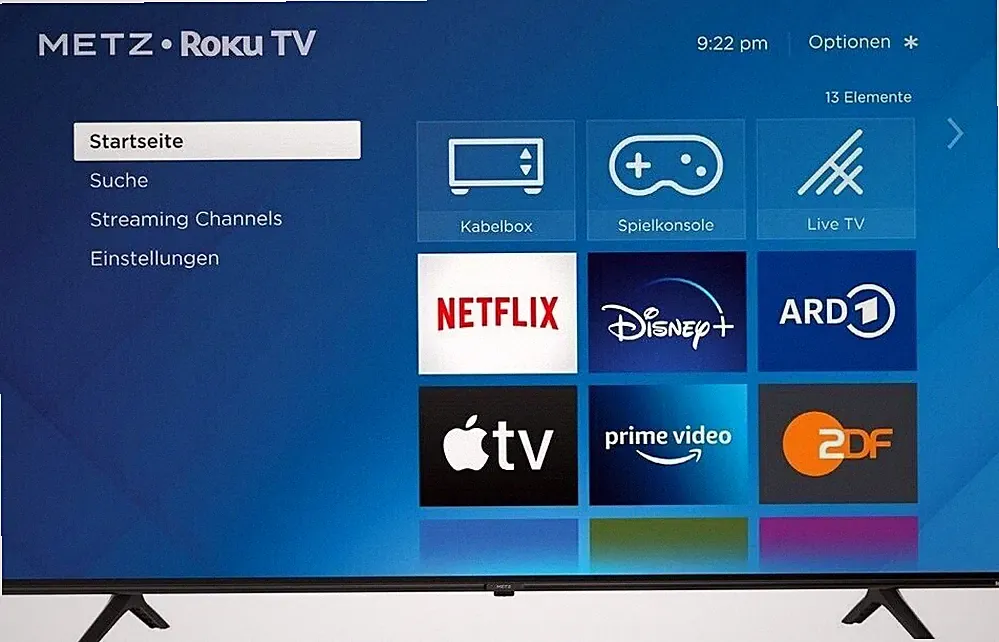 METZ blue 40MTE3001Z Roku TV LED-TV 40" (100cm) Full HD