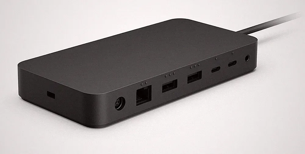 Microsoft Surface Thunderbolt 4 Dock Kabelgebunden Schwarz