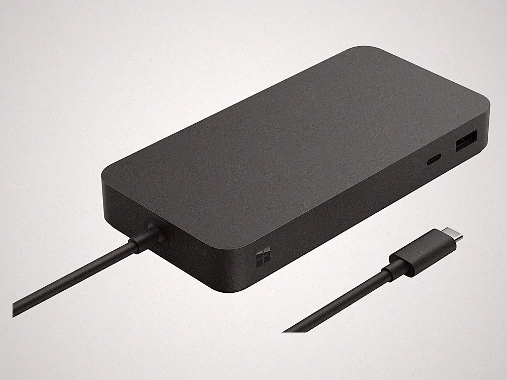 Microsoft Surface Thunderbolt 4 Dock, Kabelgebunden, Thunderbolt 4, 2500 Mbit/s
