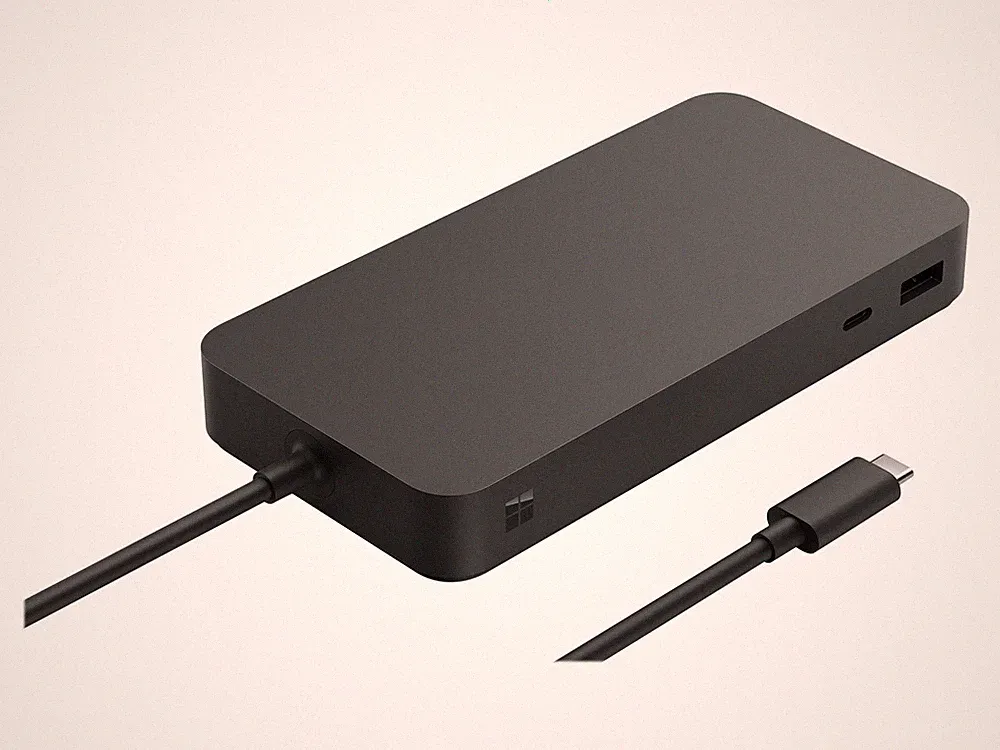Microsoft Surface Thunderbolt 4 Dock, Kabelgebunden, Thunderbolt 4, 2500 Mbit/s