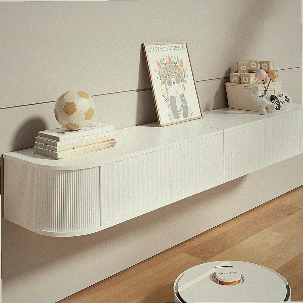 Moderne TV Schrank Lowboard hängend 200 cm für Fernseher bis zu 75-85 Zoll