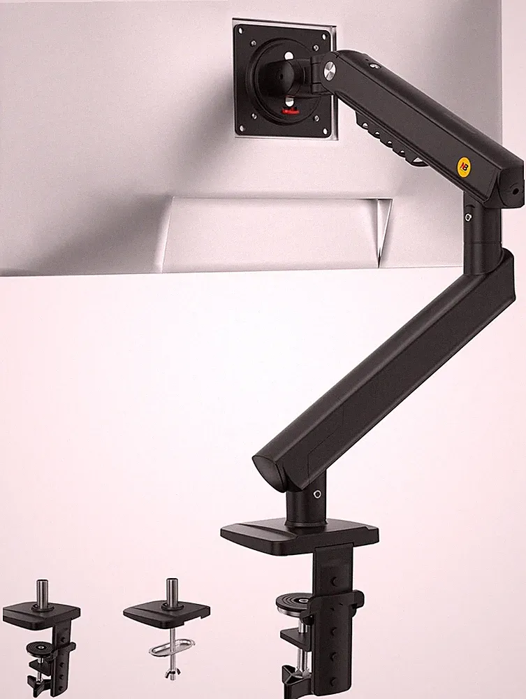 Monitor Halterung 17-32 Zoll Monitorarm Gasfeder bis 9kg VESA 75 100 Tischhalter