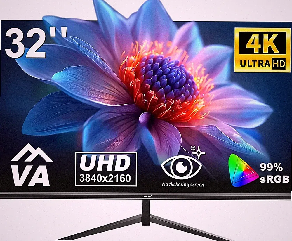 Monitor UHD 4K VA-Panel HDR 60Hz HDMI/DP 100x100mm VESA Schwarz