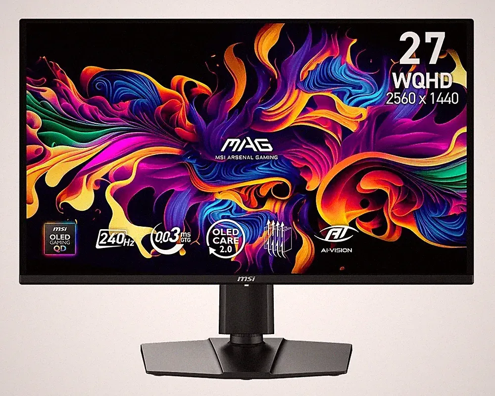 MSI MAG 274QP X24 27 Zoll WQHD QD-OLED Panel 16:9 240 Hz Gaming M GWNQ-978