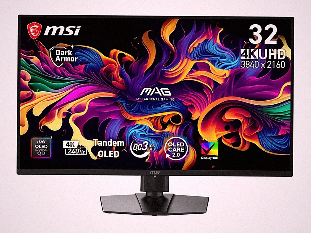 MSI MAG 321UPDE X24 31.5 Zoll 4K (UHD) QD-OLED Gaming Monitor 240 GWNH-169