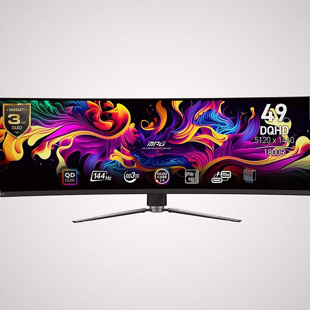 MSI MPG 491CQPDE QD-OLED 49 Zoll DQHD Curved QD-OLED 32:9 144 Hz Monitor