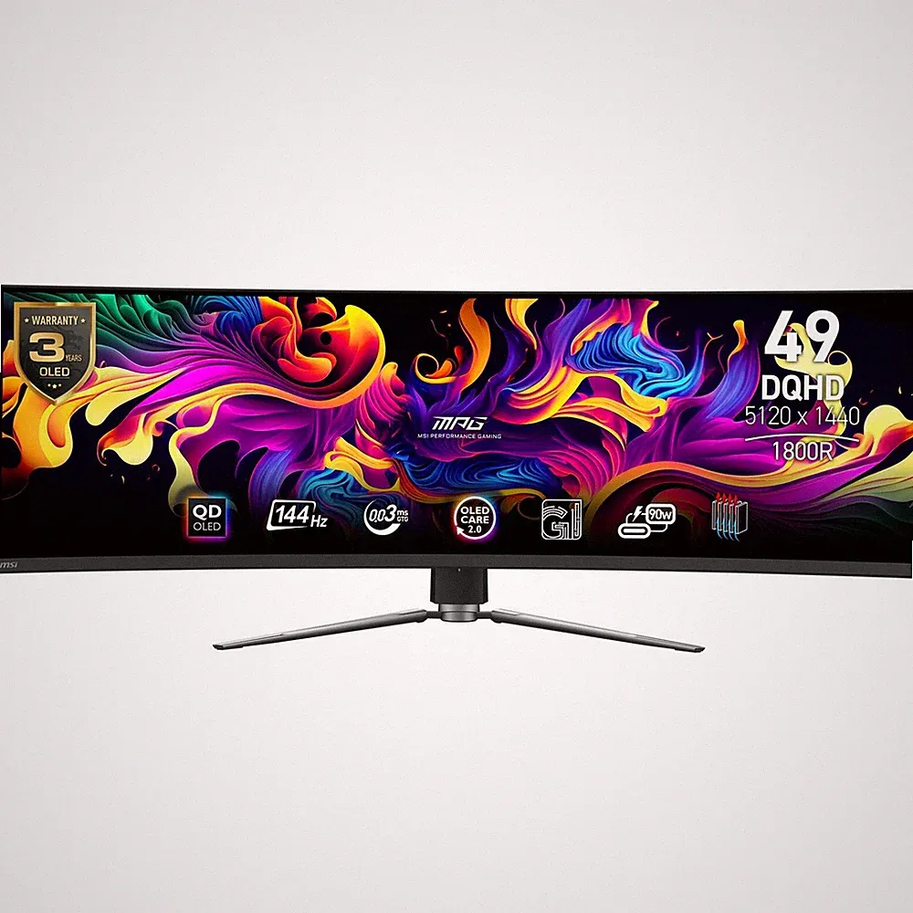 MSI MPG 491CQPDE QD-OLED Curved Gaming Monitor 124.46cm (49")