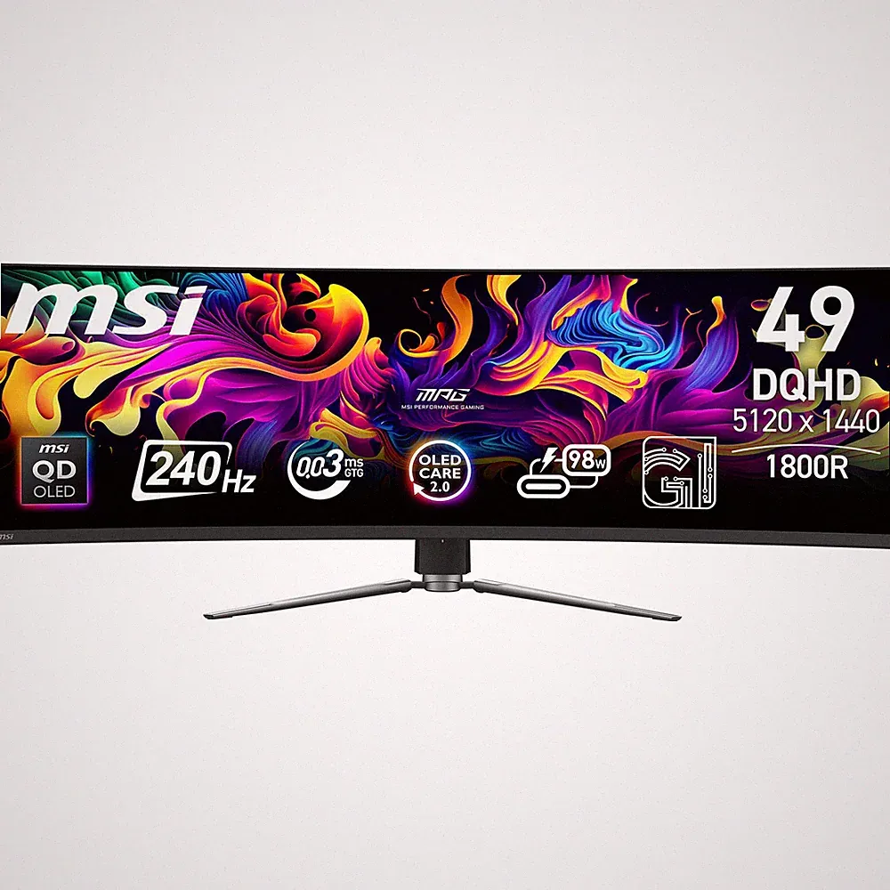 MSI MPG 491CQPXDE QD-OLED Curved Gaming Monitor 124,5 cm (49")