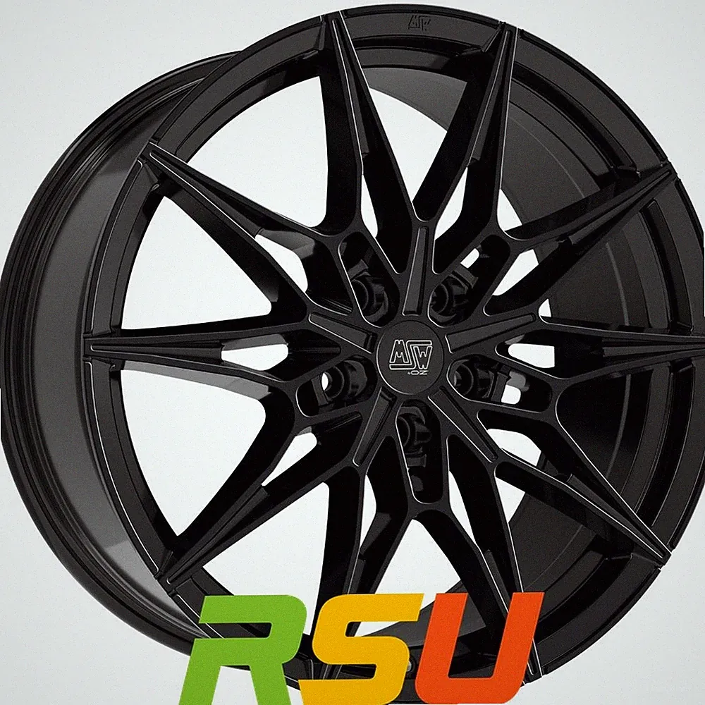 MSW MSW 75 gloss black 8x19" ET30 LK5 112 ML 73.1 Alufelgen 19 Zoll