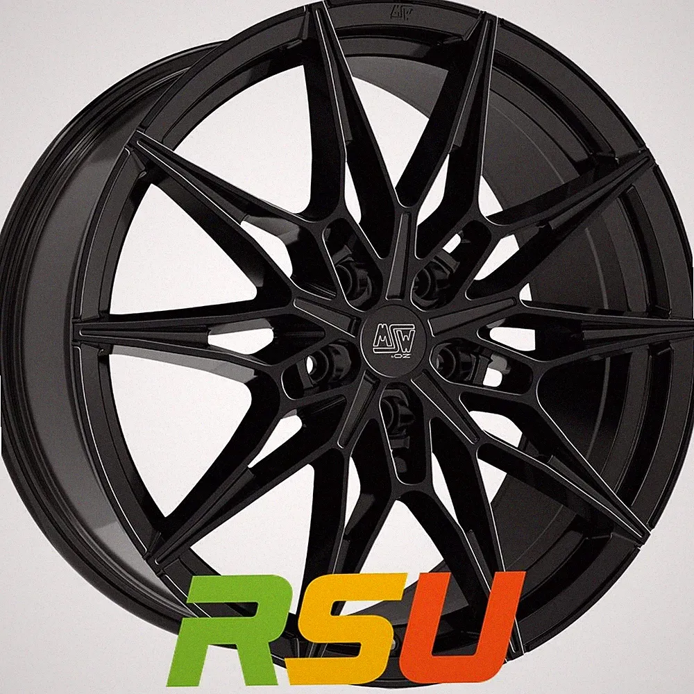 MSW MSW 75 gloss black 8x19" ET49 LK5 112 ML 73.1 Alufelgen 19 Zoll