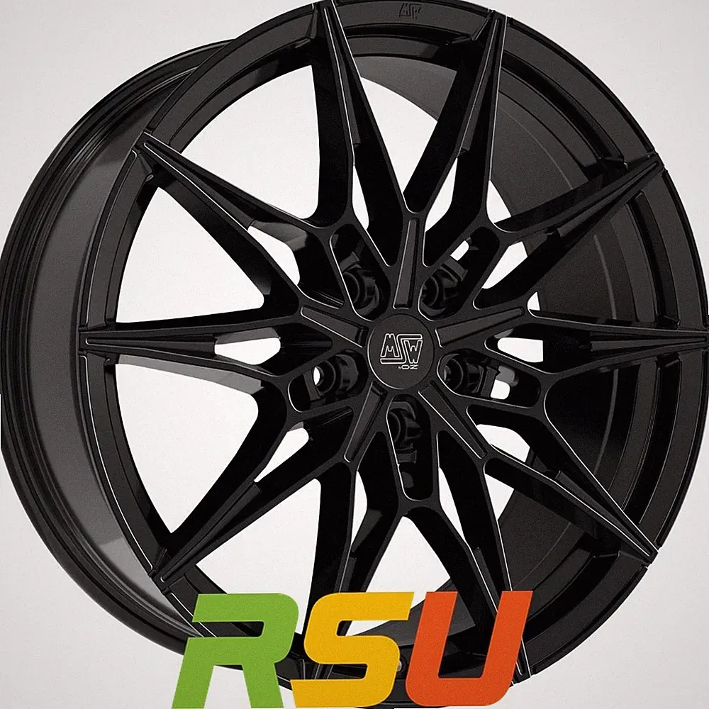 MSW MSW 75 gloss black 8x19" ET49 LK5 112 ML 73.1 Alufelgen 19 Zoll