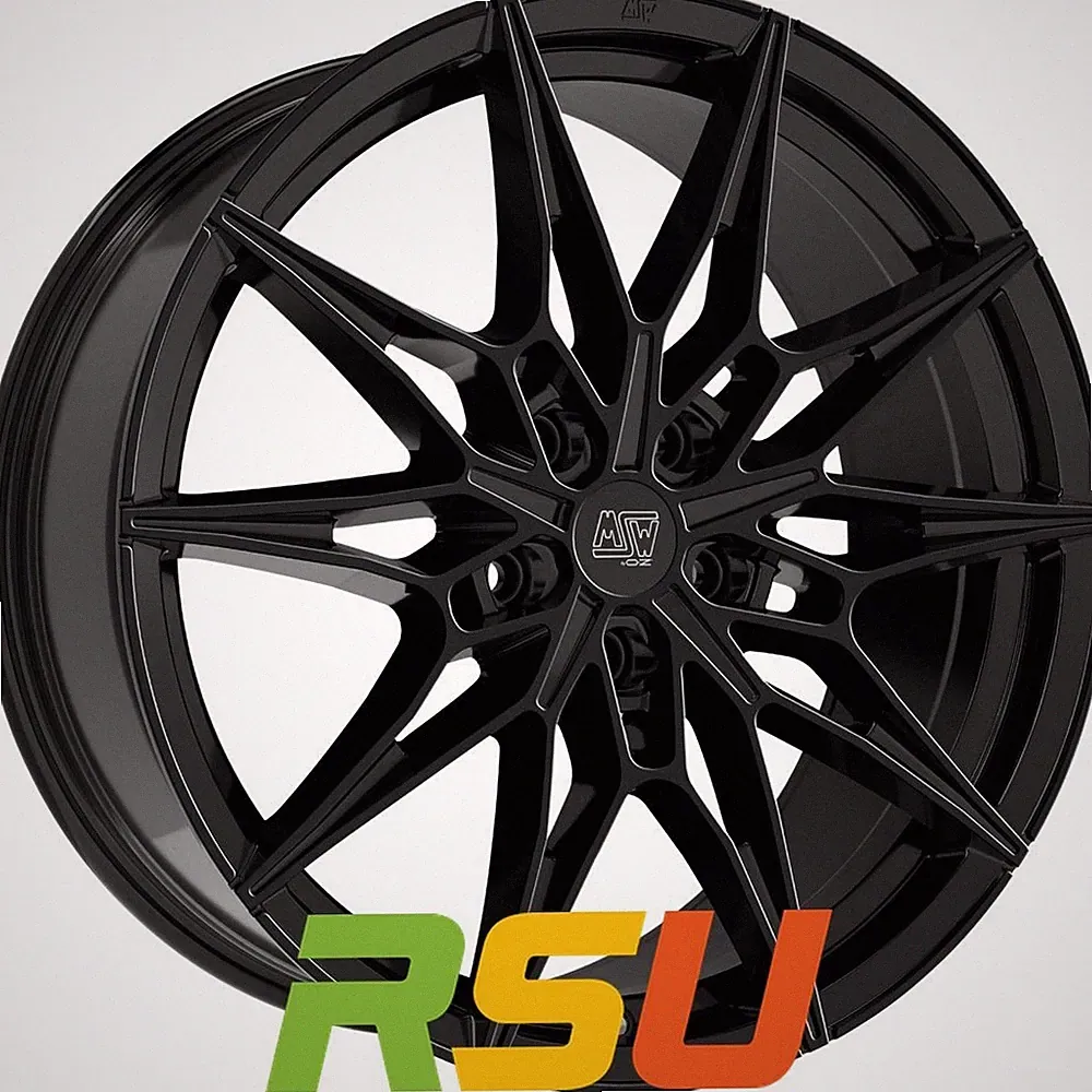 MSW MSW 75 gloss black 8x20" ET45 LK5 112 ML 73.1 Alufelgen 20 Zoll