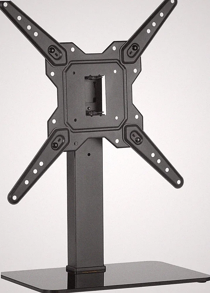 MyWall TV Standfuß 23-55 Zoll, höhenverstellbar, schwenkbar 70°, Glasboden, bis