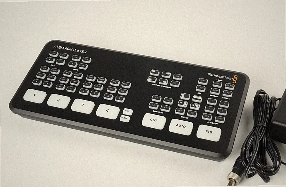 [Near Mint] Blackmagic Design ATEM Mini Pro ISO HDMI Live Stream Switcher #4563A