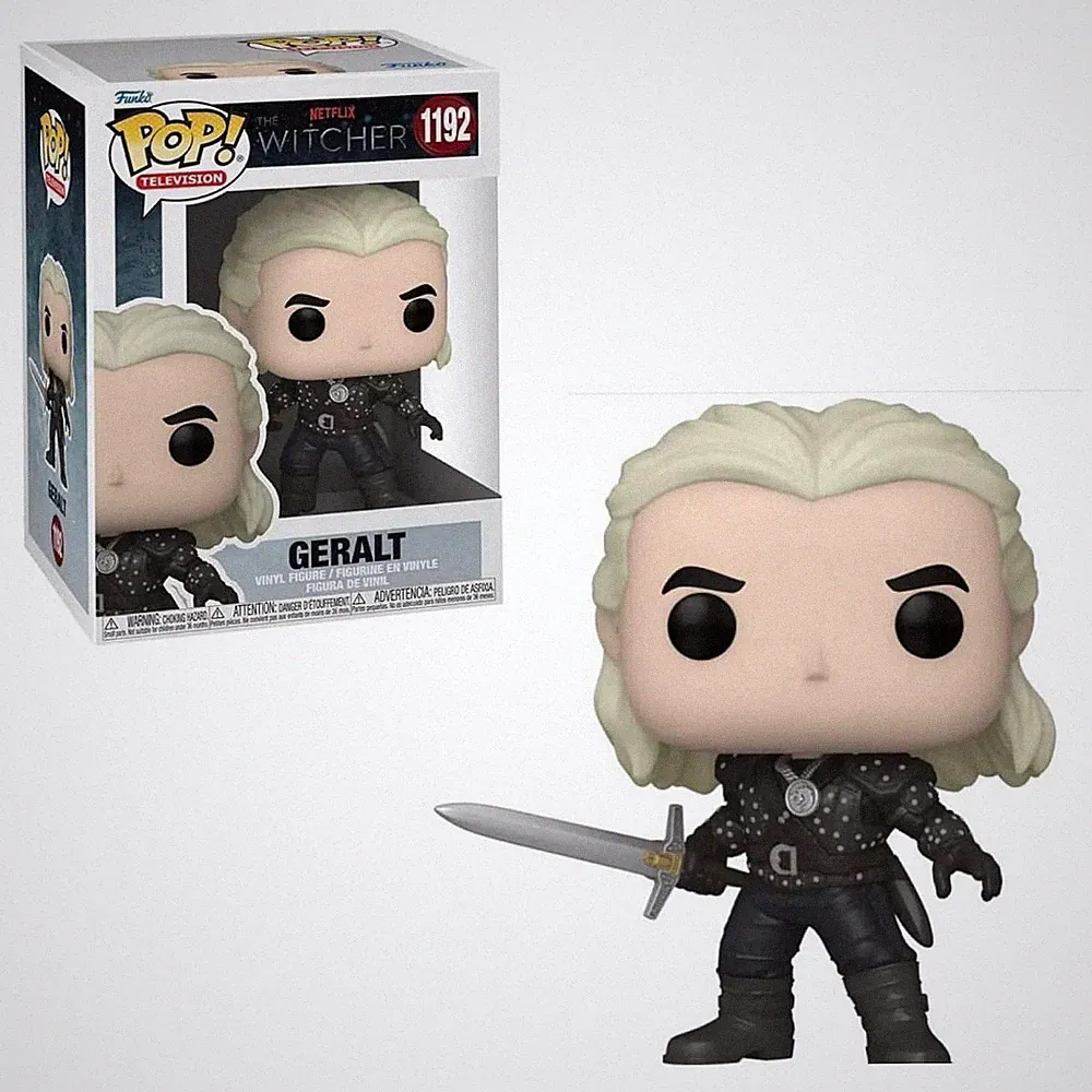 Netflix Der Witcher Geralt 9.5cm Pop Fernseher Vinylfigur Funko 1192