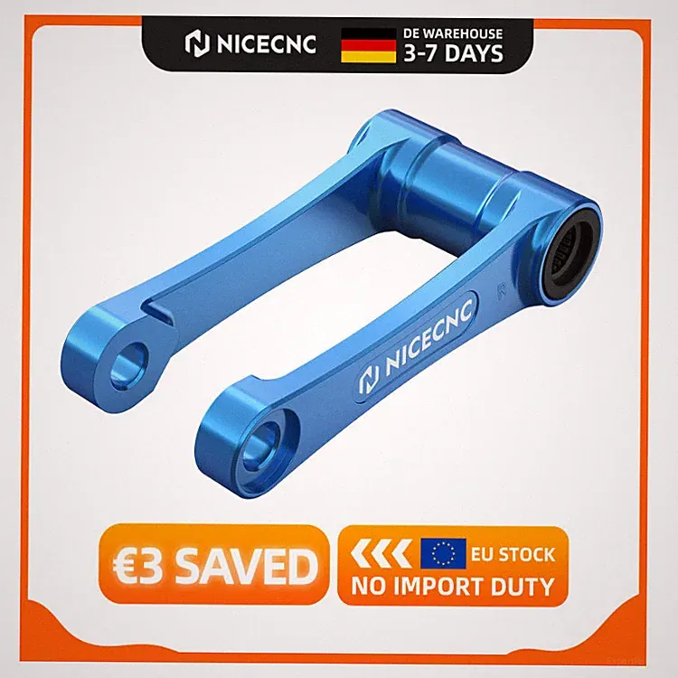 NiceCNC Tieferlegungskit 1,75 Zoll Blau Zubehör Set 2017-2024 Sherco SE-R SEF-R