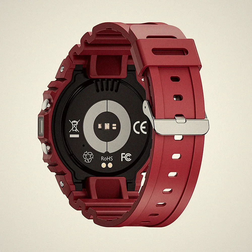 OCEAN 1 75 Zoll TFT Smartwatch Rot