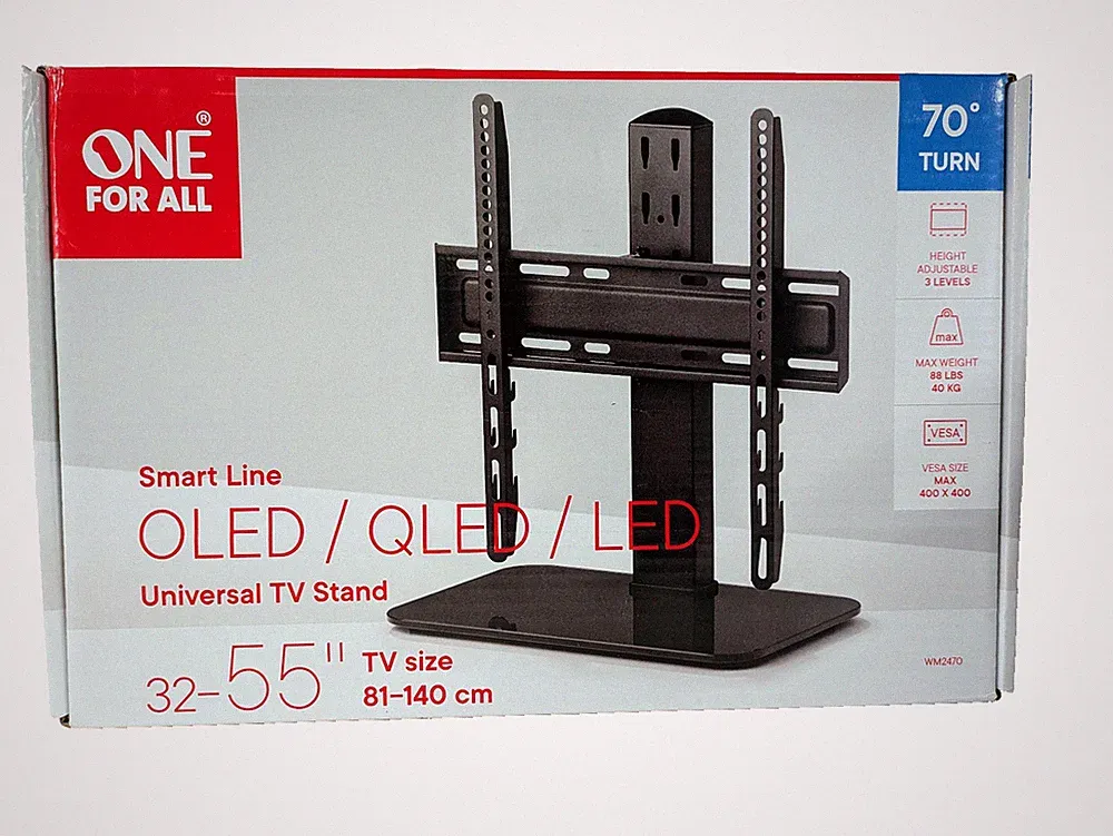 One for All WM2470 55" TT TURN TV Tischhalterung Standfuss