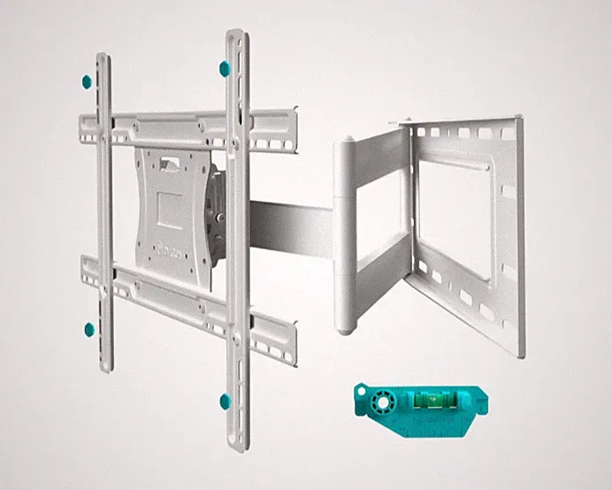 ONKRON M7L-W TV Wandhalterung Weiß | 40"-75" | Schwenkbar & Neigbar | 68 kg