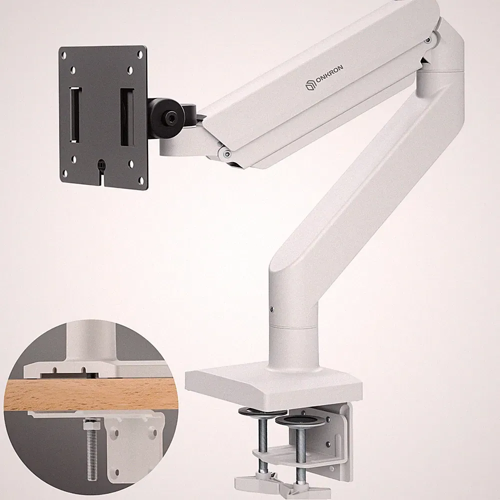 ONKRON Monitor Halterung, 13 - 55 Zoll, bis 25 kg, VESA 75x75 - 100x100, G110-BW