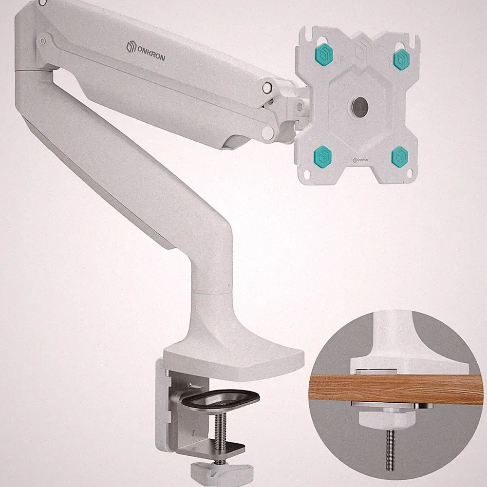 ONKRON Monitorhalterung Tisch 13-32", bis 9 kg, VESA 75x75/100x100, G100-W