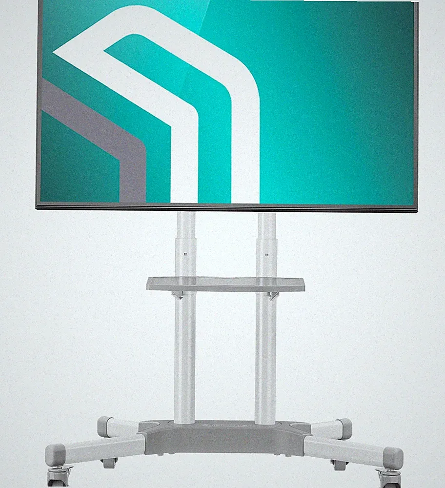 ONKRON Rollbarer TV Ständer 32"-65", 50 kg max, VESA 600x400, TS1351-W