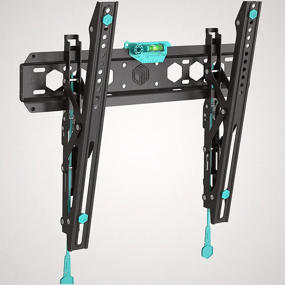 ONKRON TV Wandhalterung neigbar 32-70", bis 60 kg, VESA 400x400, Schwarz TM5-B
