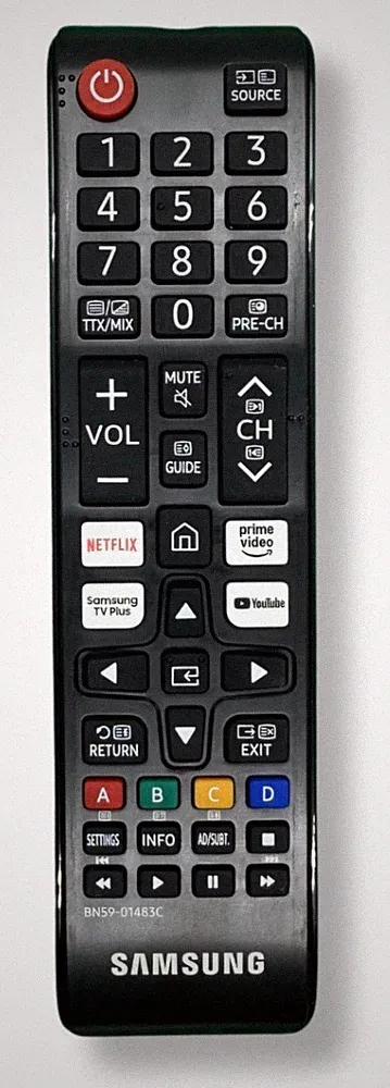 Originale Fernbedienung für Samsung TV BN59-01483C mit YouTube und Netflix taste