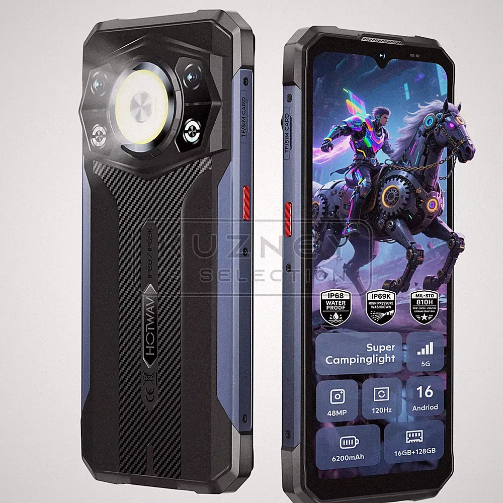 Outdoor Smartphone HOTWAV Cyber 17 Andriod 16 128GB 6,75 Zoll Handy Ohne Vertrag